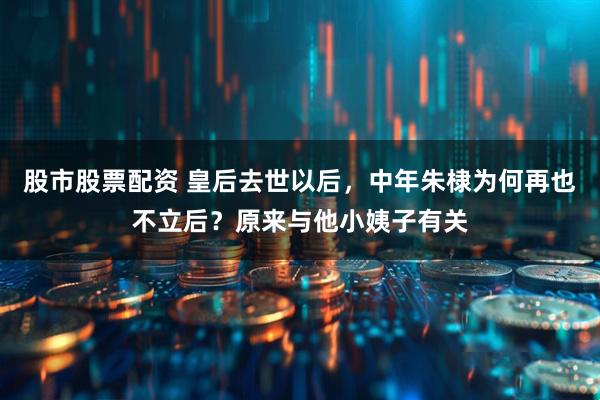 股市股票配资 皇后去世以后，中年朱棣为何再也不立后？原来与他小姨子有关